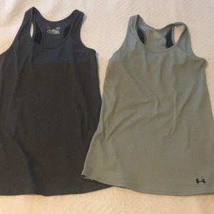 Under Armour Heat gear work out tank tops